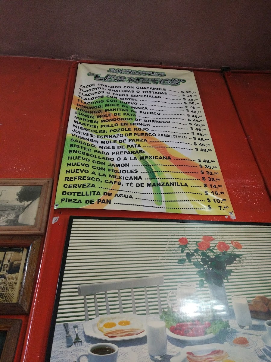 Los Netos Antojitos Mexicanos Menu - Image 3